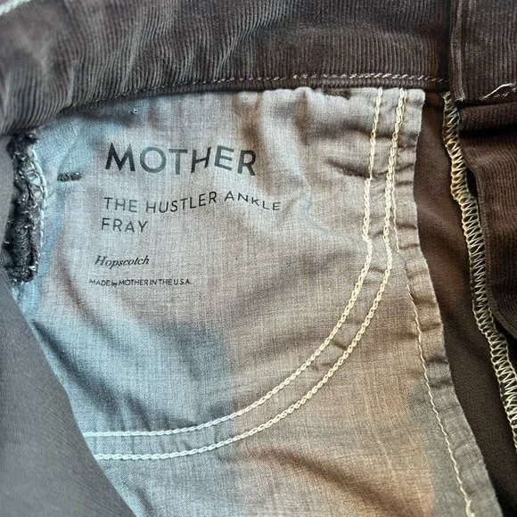 MOTHER The Hustler Ankle Fray Hopscotch Mole Size 27